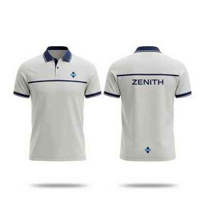 Unisex & Kids' Spandex Interlock Sublimation Short Slv Polo